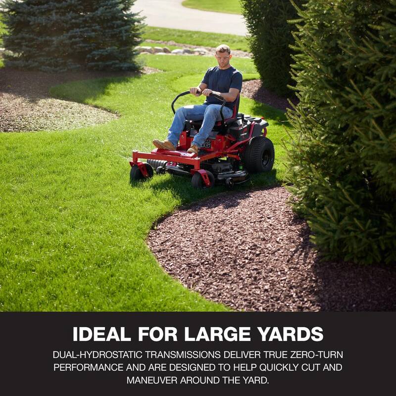 Troy-Bilt Mustang 46 in. 22 HP V-Twin Kohler 7000 Series Engine Dual Hydrostatic Drive Gas Zero Turn Riding Lawn Mower - Mustang Z46