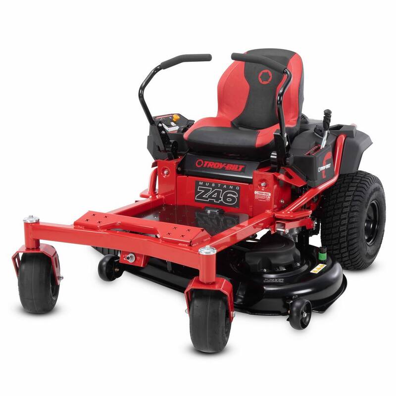 Troy-Bilt Mustang 46 in. 22 HP V-Twin Kohler 7000 Series Engine Dual Hydrostatic Drive Gas Zero Turn Riding Lawn Mower - Mustang Z46