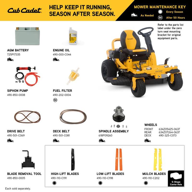Cub Cadet Ultima ZTS1 42 in. Fabricated Deck 22HP V-Twin Kohler 7000 Series Engine Dual Hydro Drive Gas Zero Turn Riding Mower - ZTS1-42