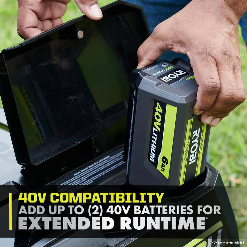 RYOBI 80V HP Brushless 30 in. Battery Electric Cordless Zero Turn Mower with Bagger, (2) 80V 10 Ah Batteries, Charger - RYRM8010-1A