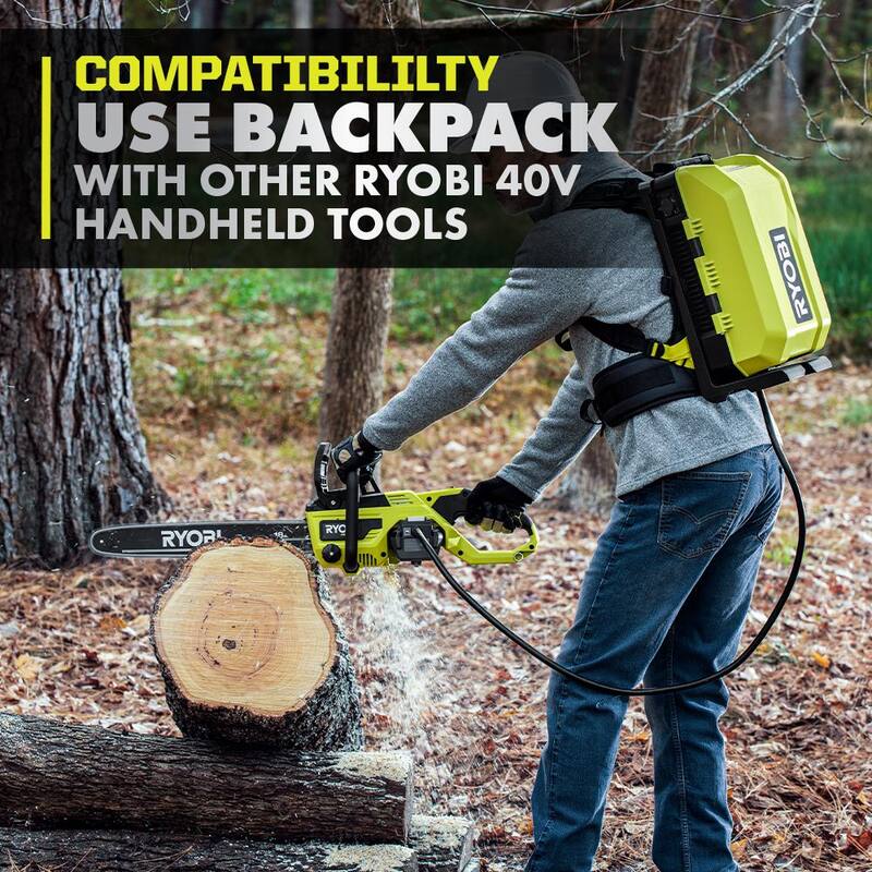 RYOBI 30 in. 80-Volt HP Brushless Battery Electric Cordless Zero Turn Mower, Blower, Backpack Battery - Batteries and Chargers - RYRM8010-2X