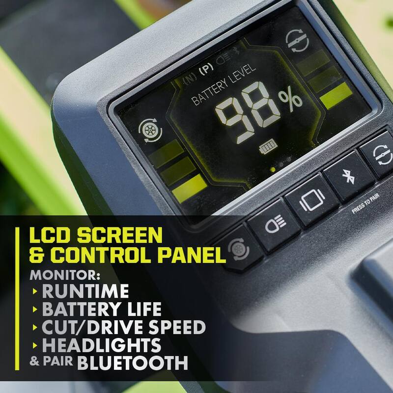 RYOBI 42 in. 80-Volt HP Brushless Battery Electric Cordless Zero Turn Mower, Blower, Backpack Battery - Batteries and Chargers - RYRM8021-2X