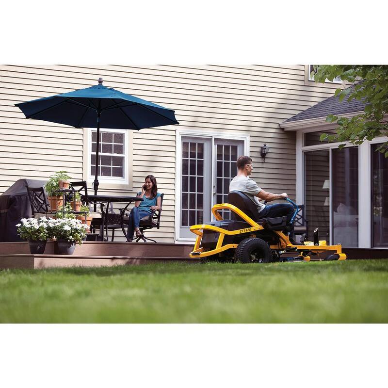 Cub Cadet Ultima ZT1 42 in. 56-Volt MAX 60 Ah Battery Lithium-Ion Electric Drive Zero Turn Mower - ZT1-42E
