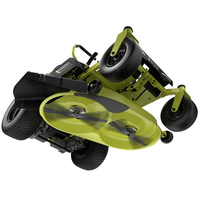 RYOBI 42 in. 100 Ah Battery Electric Riding Zero Turn Mower - RY48ZTR100