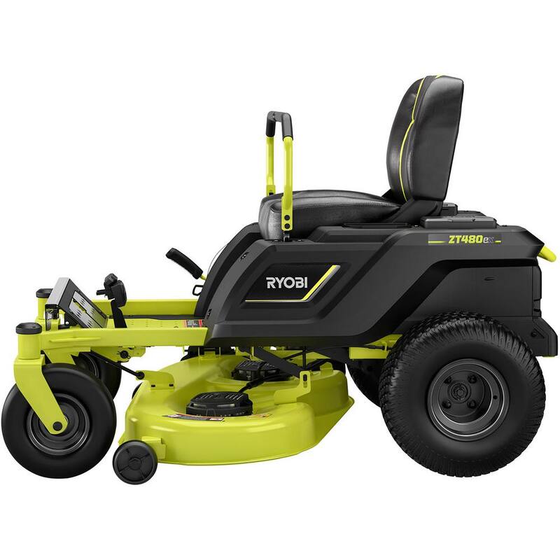 RYOBI 42 in. 100 Ah Battery Electric Riding Zero Turn Mower - RY48ZTR100