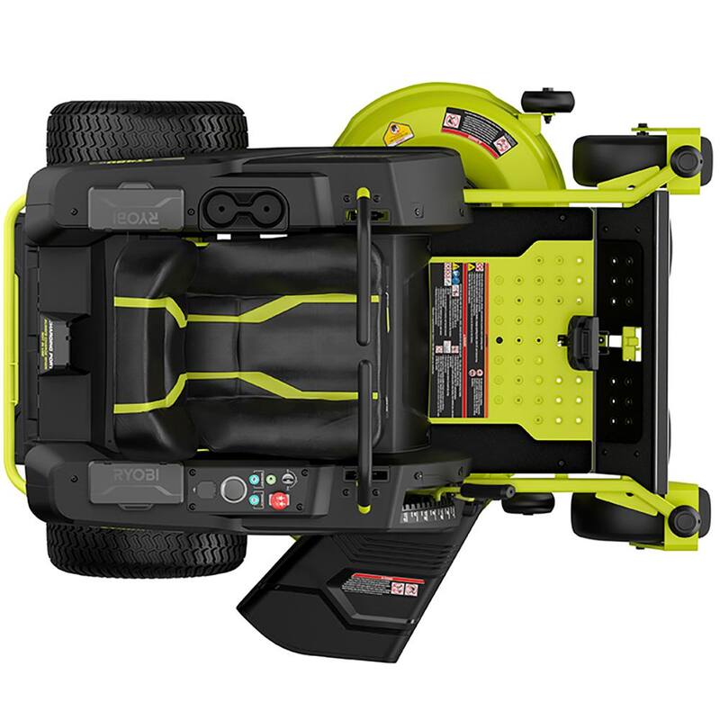 RYOBI 42 in. 100 Ah Battery Electric Riding Zero Turn Mower - RY48ZTR100