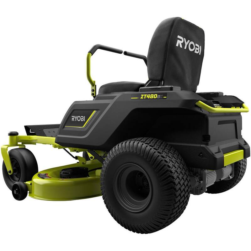 RYOBI 42 in. 100 Ah Battery Electric Riding Zero Turn Mower - RY48ZTR100