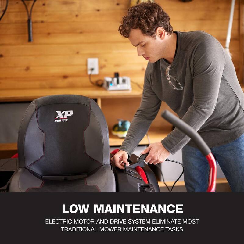 Troy-Bilt XP 42 in. 56-Volt MAX 60 Ah Battery Lithium-Ion Electric Drive Zero Turn Mower - Mustang Z42E XP