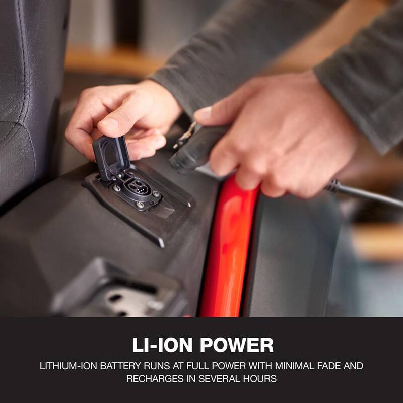 Troy-Bilt XP 42 in. 56-Volt MAX 60 Ah Battery Lithium-Ion Electric Drive Zero Turn Mower - Mustang Z42E XP