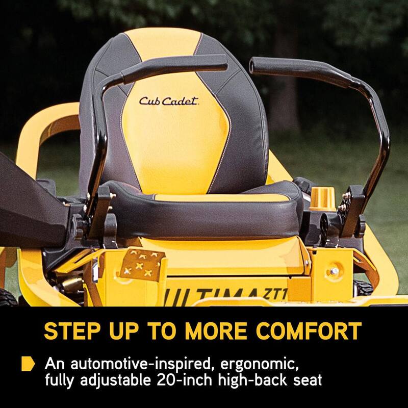 Cub Cadet Ultima ZT1 54 in. Fabricated Deck 23HP V-Twin Kawasaki FR Series Engine Dual Hydro Drive Gas Zero Turn Riding Lawn Mower - ZT1-54P