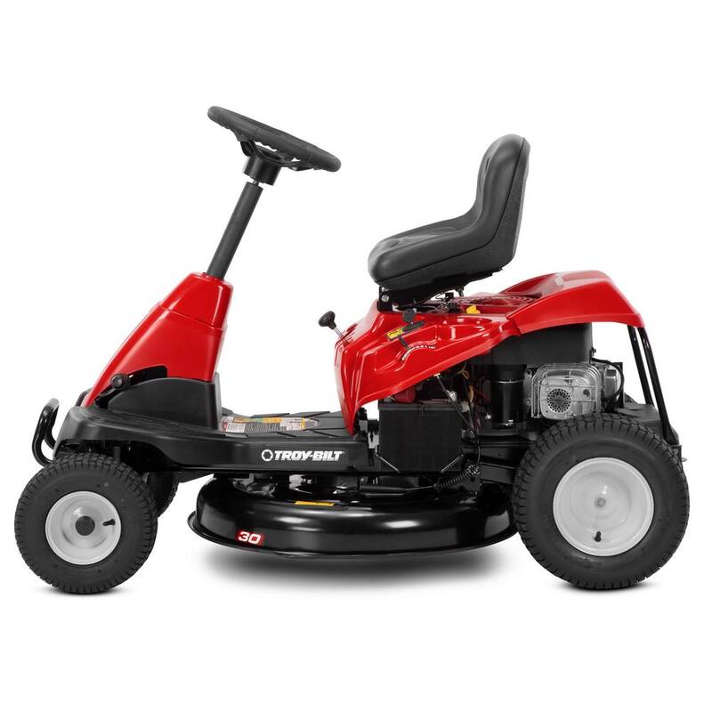 Troy-Bilt 30 in. 10.5 HP Briggs and Stratton Engine 6-Speed Manual Drive Gas Rear Engine Riding Mower with Mulch Kit Included - TB30B