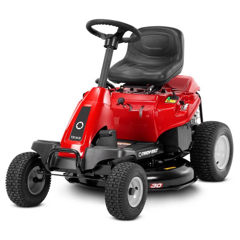 Troy-Bilt 30 in. 10.5 HP Briggs and Stratton Engine 6-Speed Manual Drive Gas Rear Engine Riding Mower with Mulch Kit Included - TB30B