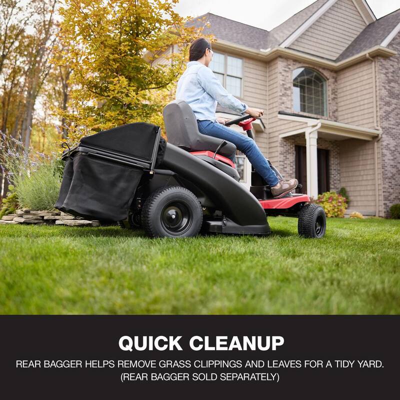Troy-Bilt XP 30 in. 56-Volt MAX 30 Ah Battery Lithium-Ion Electric Drive Cordless Riding Lawn Tractor with Mulch Kit Included - TB30E XP
