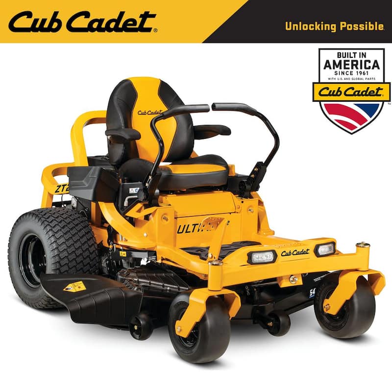 Cub Cadet Ultima ZT2 54 in. Fabricated Deck 23HP V-Twin Kawasaki FR Series Engine Dual Hydro DriveGas Zero Turn Riding Lawn Mower - ZT2-54