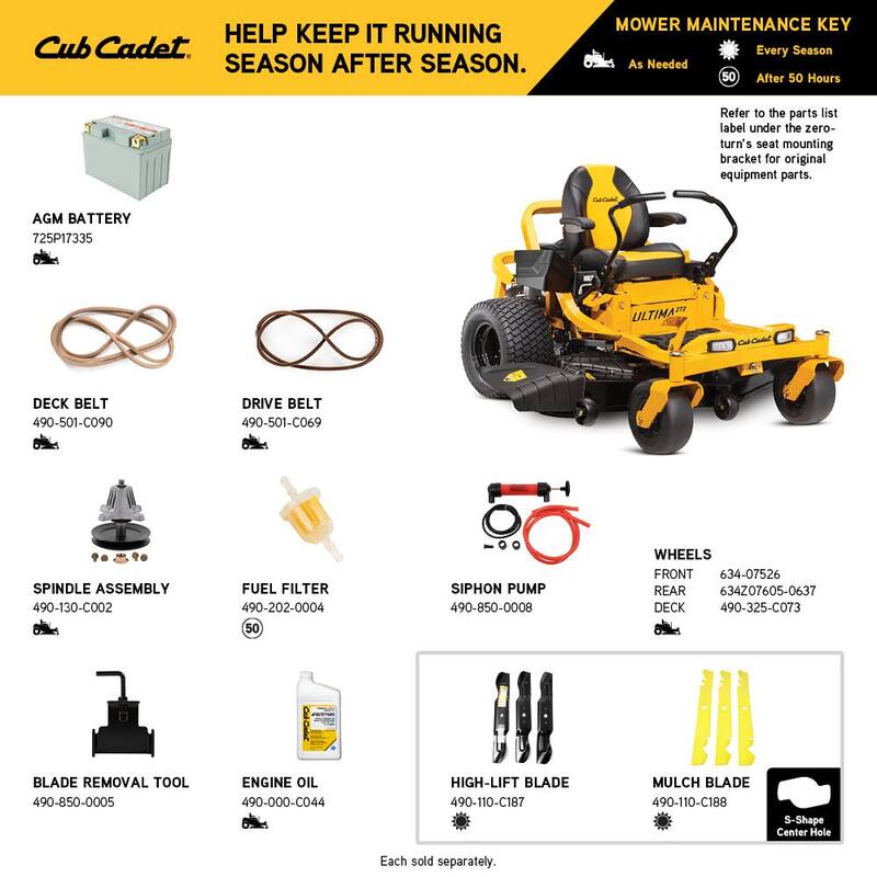 Cub Cadet Ultima ZT2 60 in. Fabricated Deck 24HP V-Twin Kawasaki FR Series Engine Dual Hydro DriveGas Zero Turn Riding Lawn Mower - ZT2-60
