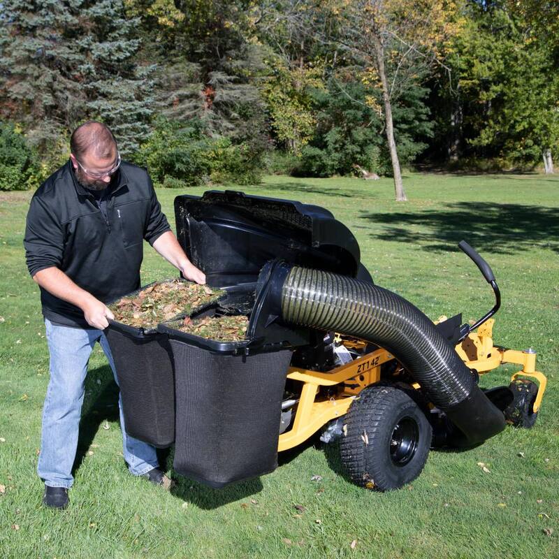 Cub Cadet Original Equipment 42 in. and 46 in. Double Bagger for Ultima ZT1 Series Zero Turn Lawn Mowers (2019 and After) - 19B70054100