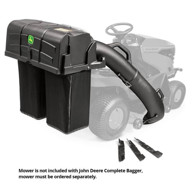 John Deere 48 in. Twin Bagger for 100 Series Tractors - BUC10286