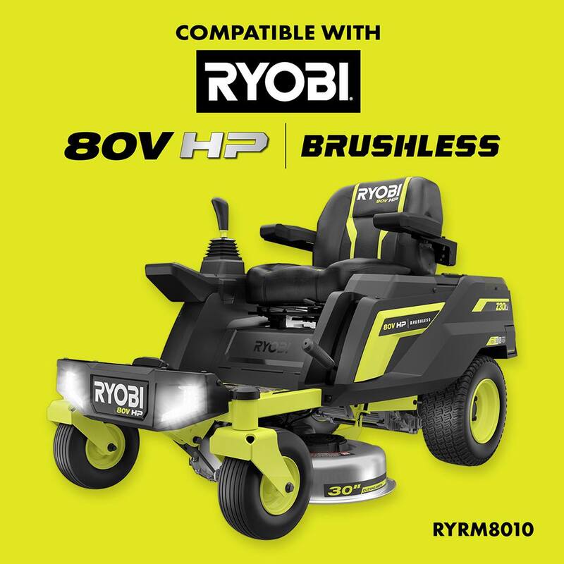 RYOBI Integrated Bagger with Boost for RYOBI 80V HP 30 in. Zero Turn Riding Lawn Mowers - ACRM018
