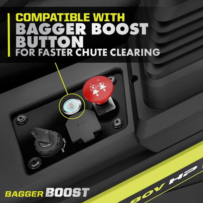 RYOBI Integrated Bagger with Boost for RYOBI 80V HP 30 in. Zero Turn Riding Lawn Mowers - ACRM018