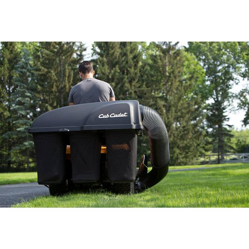 Cub Cadet Original Equipment 42 in. and 46 in. Triple Bagger for XT1 and XT2 Series Riding Lawn Mowers (2015 and After) - 19A30056100