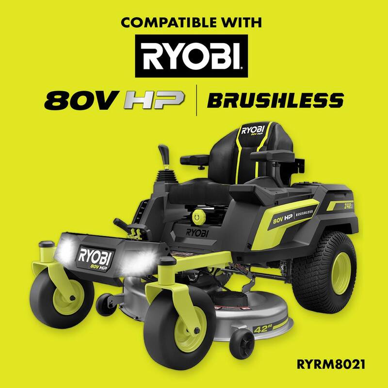 RYOBI Bagger with Boost for RYOBI 80V HP 42 in. Zero Turn Riding Lawn Mower - ACRM026