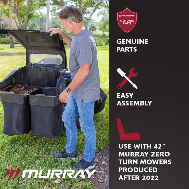 Murray Double Bagger for Cruz Zero Turn Mower with 42 in. Deck - MYZA-DB42