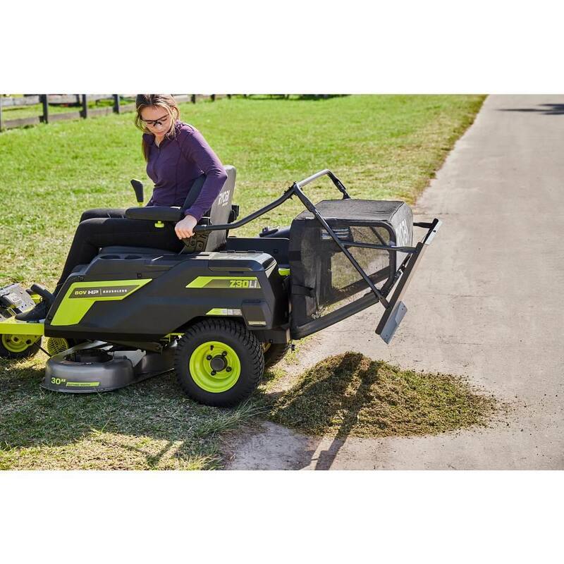 RYOBI Integrated Bagger for RYOBI 80V HP 30 in. Zero Turn Riding Lawn Mowers - ACRM022