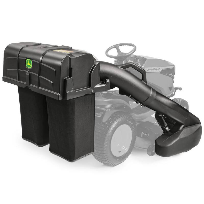 John Deere 54 in. Power Flow Twin Bagger for 100 Series Tractors - BUC10288