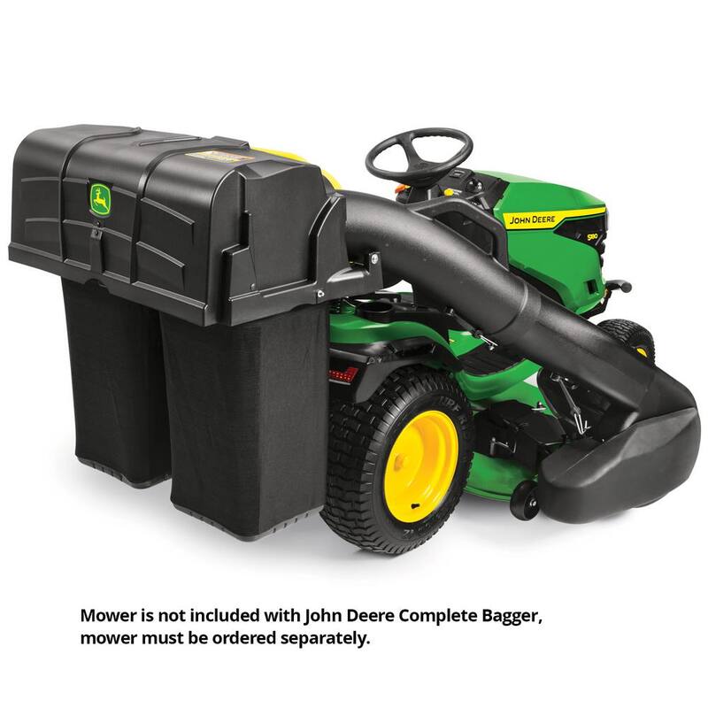 John Deere 54 in. Power Flow Twin Bagger for 100 Series Tractors - BUC10288