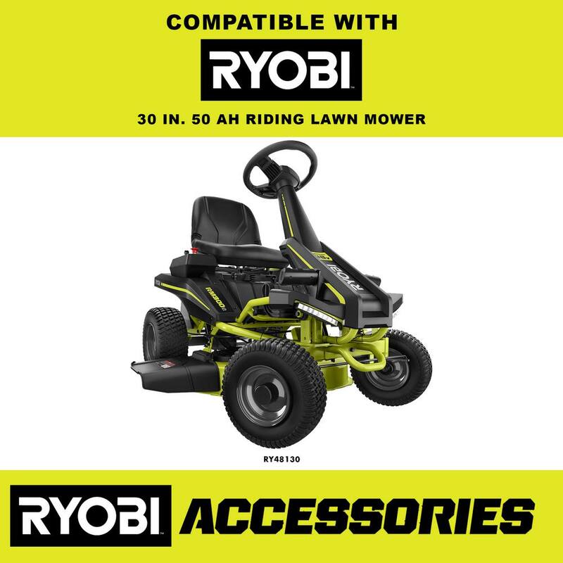 RYOBI Bagger for RYOBI 48V 30 in. Riding Lawn Mower - ACRM008