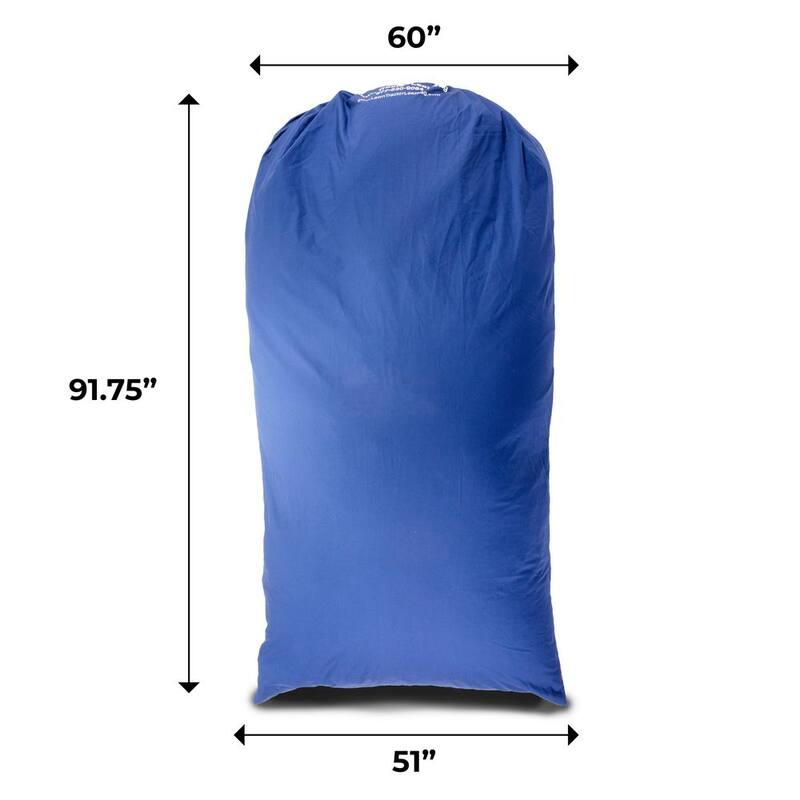 Agri-Fab Original Lawn Tractor Leaf Bag, 54 Cu Ft. Capacity with 120" Opening for 2-Bag Material Collection System - Not Included - LTLB9500