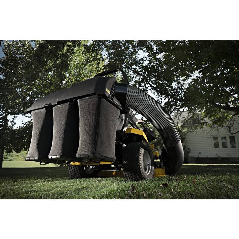 DEWALT Original Equipment 48 in. Triple Bagger for Z100 and Z200 Series Commercial Zero Turn Mowers (2021 and After) - DXGXA70003