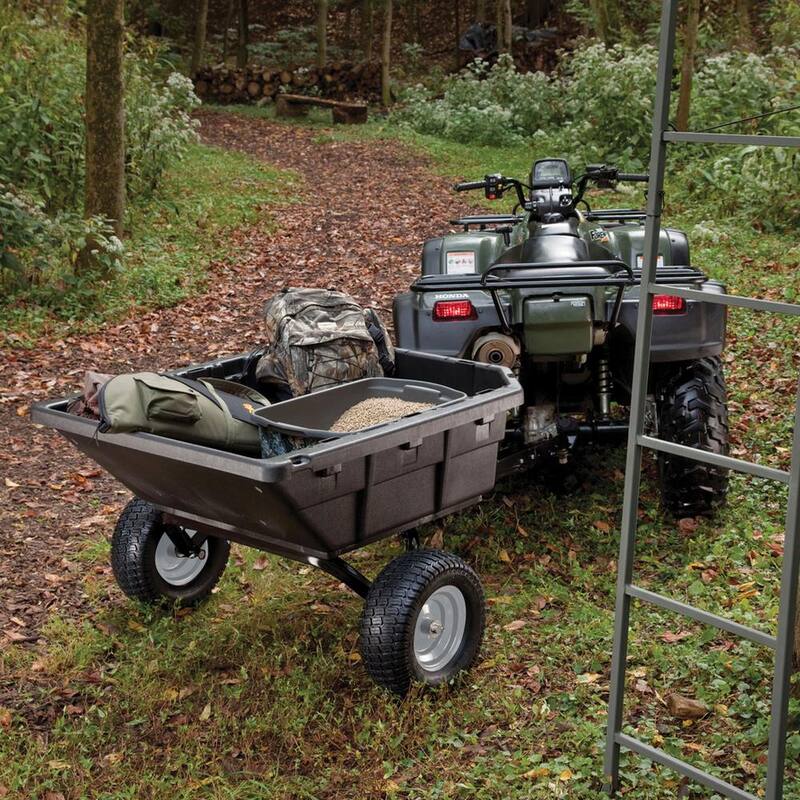 Ohio Steel 15 cu. ft. 1250 lbs. Professional Grade Swivel Dump Cart - 4048P-HYB