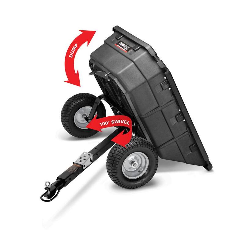 Ohio Steel 15 cu. ft. 1250 lbs. Professional Grade Swivel Dump Cart - 4048P-HYB