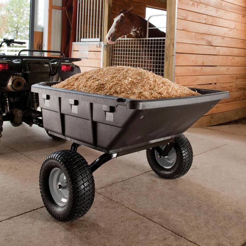 Ohio Steel 15 cu. ft. 1250 lbs. Professional Grade Swivel Dump Cart - 4048P-HYB