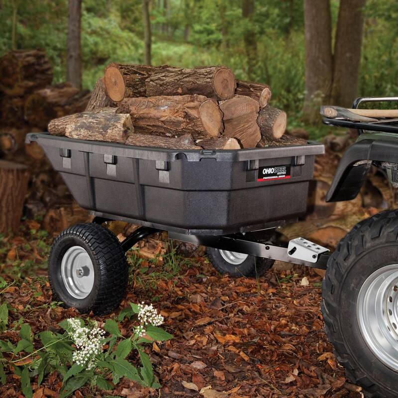 Ohio Steel 15 cu. ft. 1250 lbs. Professional Grade Swivel Dump Cart - 4048P-HYB