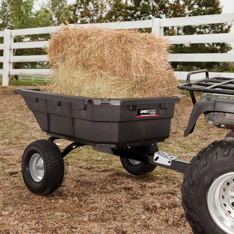 Ohio Steel 15 cu. ft. 1250 lbs. Professional Grade Swivel Dump Cart - 4048P-HYB