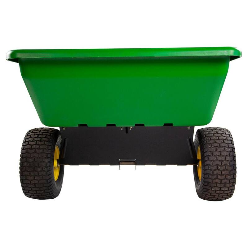 John Deere 650 lb. 10 cu. ft. Tow-Behind Poly Utility Cart - PCT-100JDC