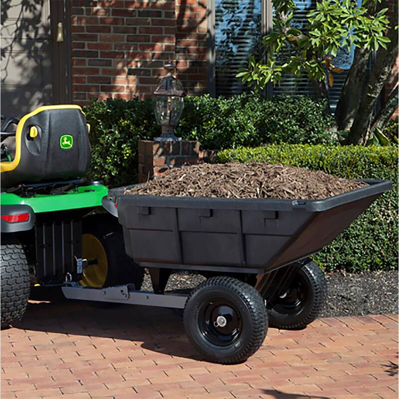 AllFitHD 15 cu. ft. 1000 lb. Capacity Poly Swivel Dump Cart - AF-1000PS