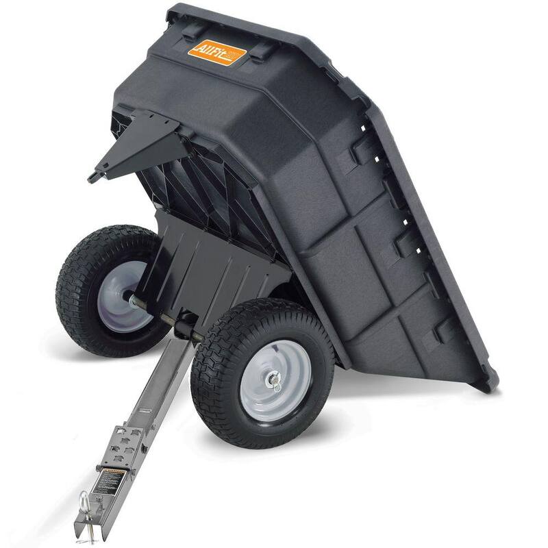 AllFitHD 15 cu. ft. 1000 lb. Capacity Poly Swivel Dump Cart - AF-1000PS