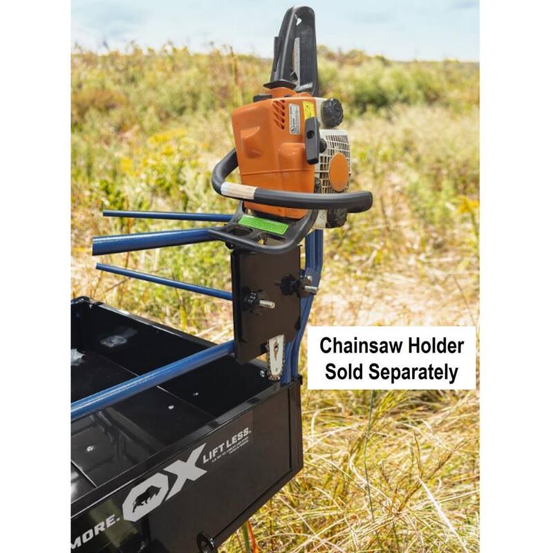 OXCART Trail Boss 1750 lbs. 25 cu. ft. Mesh-Free ATV Utility Dump Trailer - GTMZL0184P