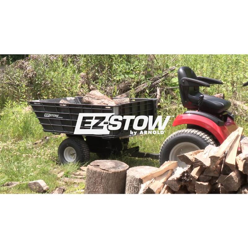 Arnold EZ Stow Hauler for Lawn and Garden Tractors and Zero-Turn Mowers with Hitch - 19B40026OEM