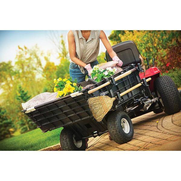 Arnold EZ Stow Hauler for Lawn and Garden Tractors and Zero-Turn Mowers with Hitch - 19B40026OEM