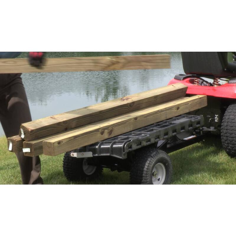 Arnold EZ Stow Hauler for Lawn and Garden Tractors and Zero-Turn Mowers with Hitch - 19B40026OEM