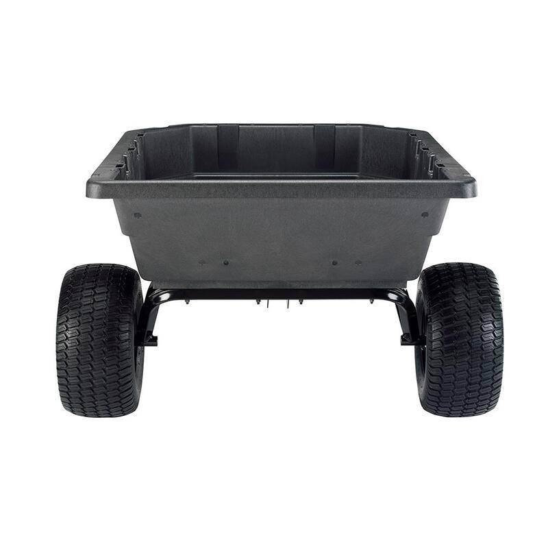 Ohio Steel 15 cu. ft. 1250 lb. Capacity Poly Swivel ATV Cart - 4048PS-ATV