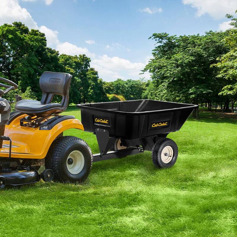 Cub Cadet 10 cu. ft. 600 lbs. Capacity Poly Swivel Dump Cart - CC-3040PS
