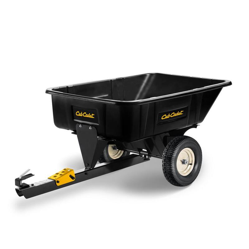 Cub Cadet 10 cu. ft. 600 lbs. Capacity Poly Swivel Dump Cart - CC-3040PS