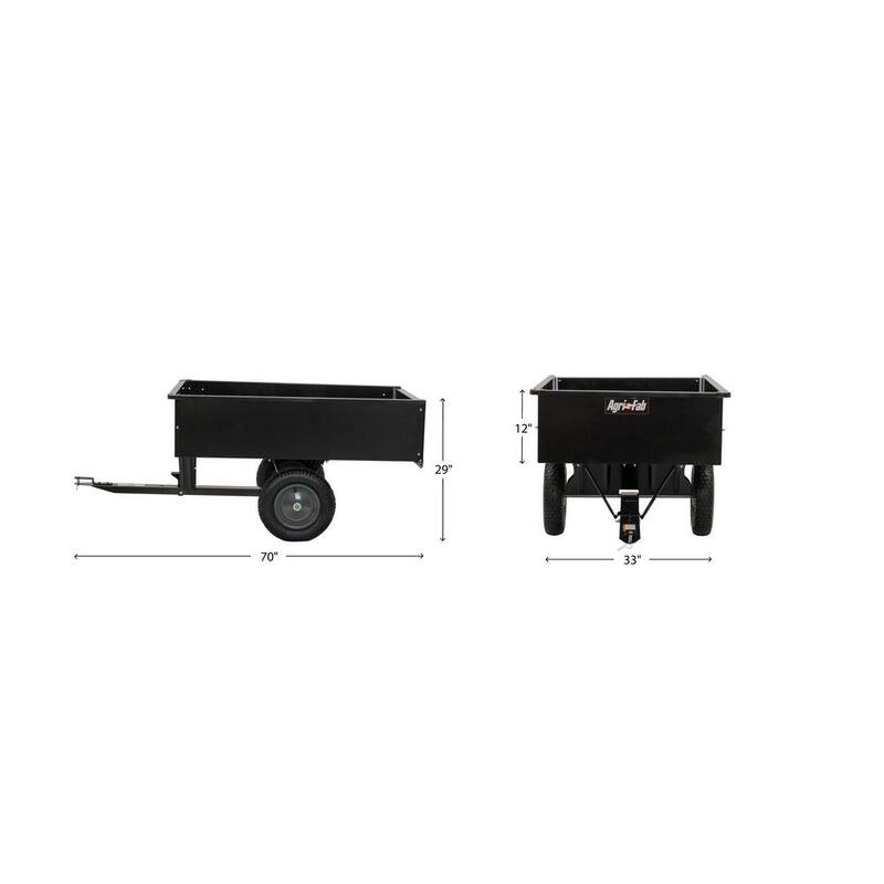 Agri-Fab Utility 12 Steel Dump Cart - 45-0101-999