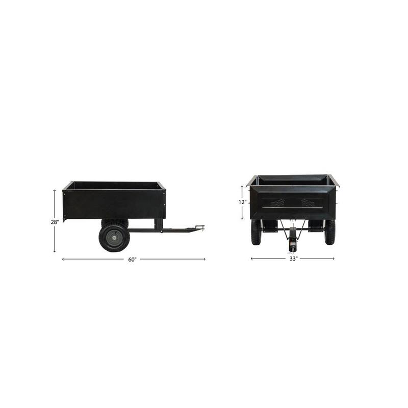 Agri-Fab 10 cu. ft. Steel Dump Cart - 45-0303