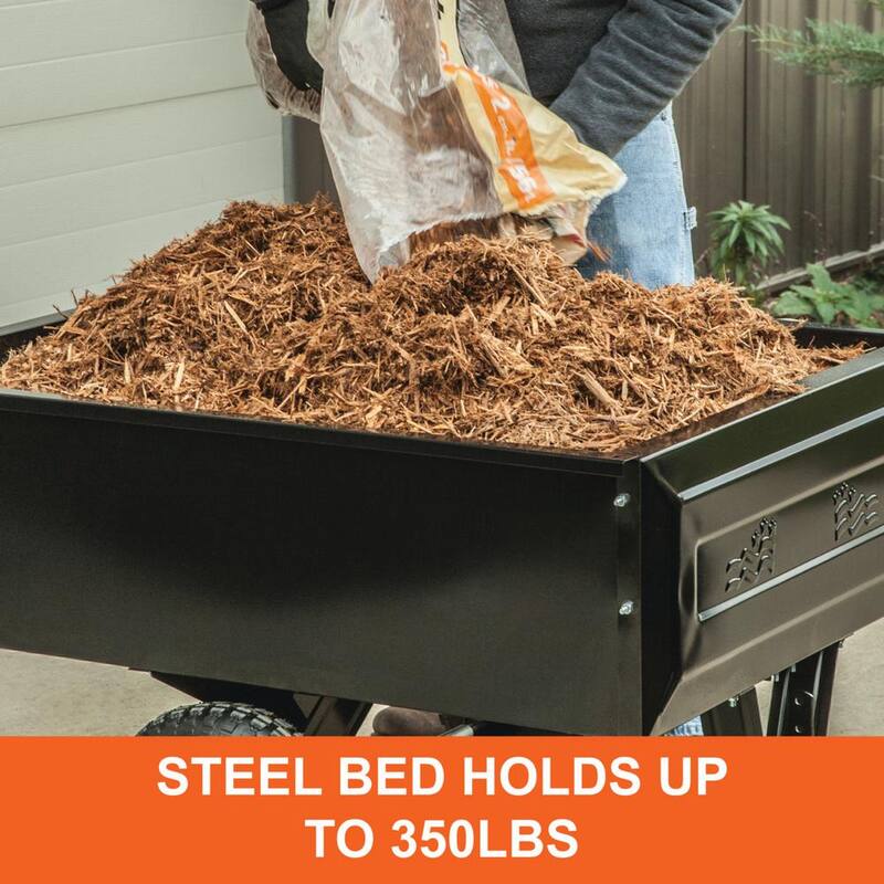 Agri-Fab 10 cu. ft. Steel Dump Cart - 45-0303